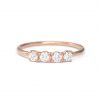 14K Gold 0.20 Ct. Diamond Wedding Engagement Promise Ring Fine Jewelry