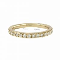 14K Gold 0.32 Ct. Diamond Wedding Band Ring Thanksgiving Gift Jewelry